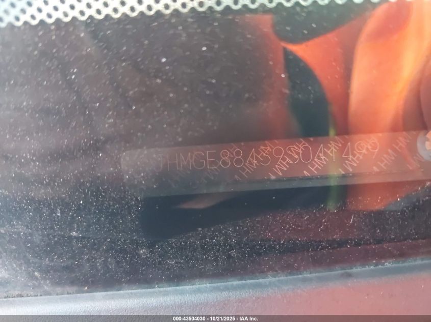 2009 Honda Fit Sport VIN: JHMGE88439S041499 Lot: 43504030