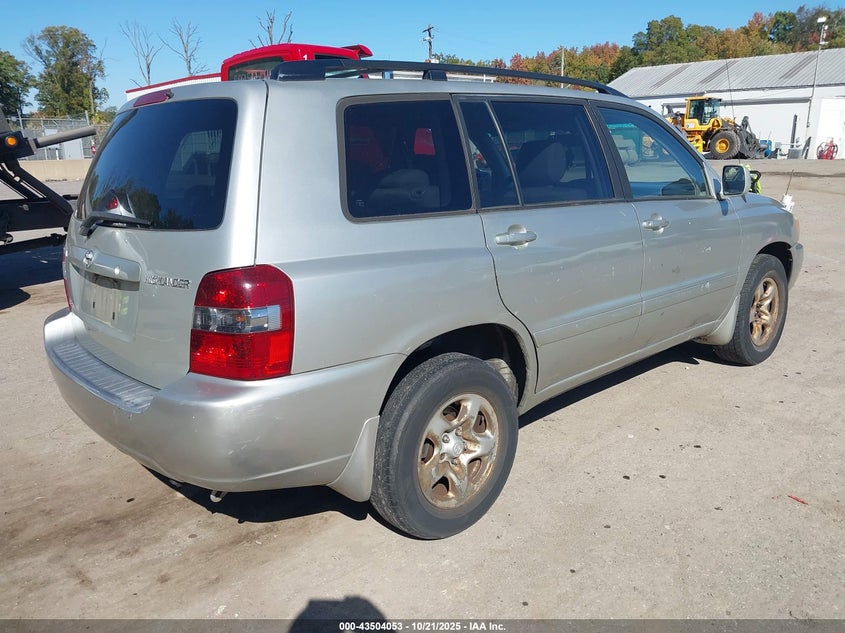 2004 Toyota Highlander VIN: JTEHD21A040031051 Lot: 43504053