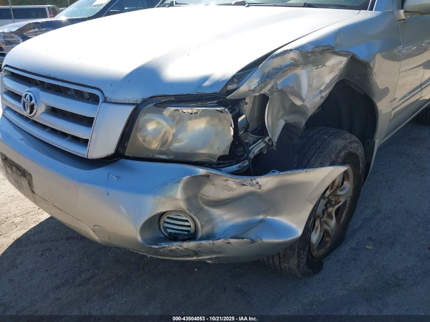 2004 Toyota Highlander VIN: JTEHD21A040031051 Lot: 43504053