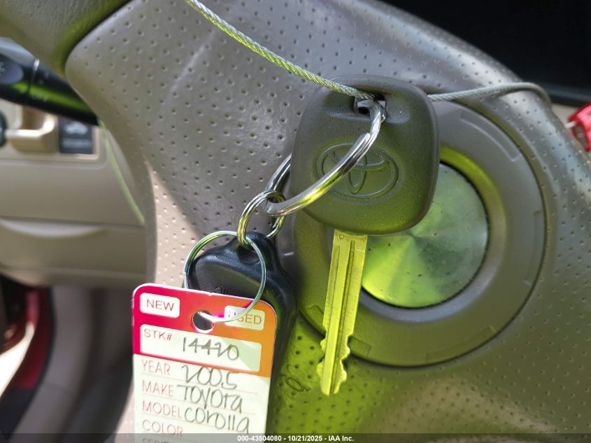 2005 Toyota Corolla Le VIN: 1NXBR32E45Z542061 Lot: 43504080