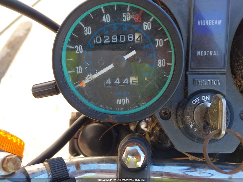 1982 Kawasaki Kz440 A VIN: JKAKZHA14CB525344 Lot: 43504152