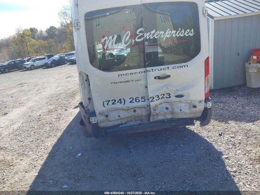 2018 Ford Transit-250 VIN: 1FTYR3XM9JKA01480 Lot: 43504240