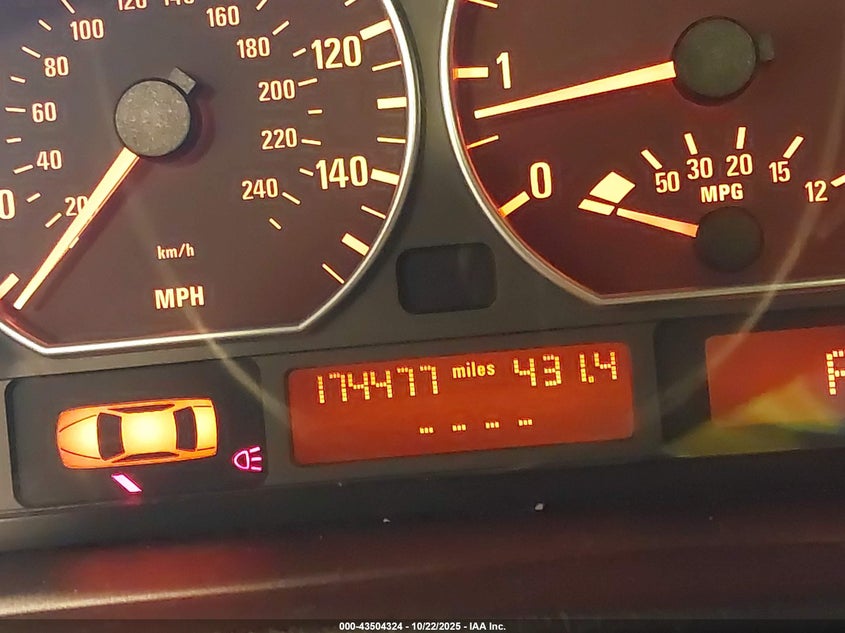 2003 BMW 330Xi VIN: WBAEW53423PG23521 Lot: 43504324