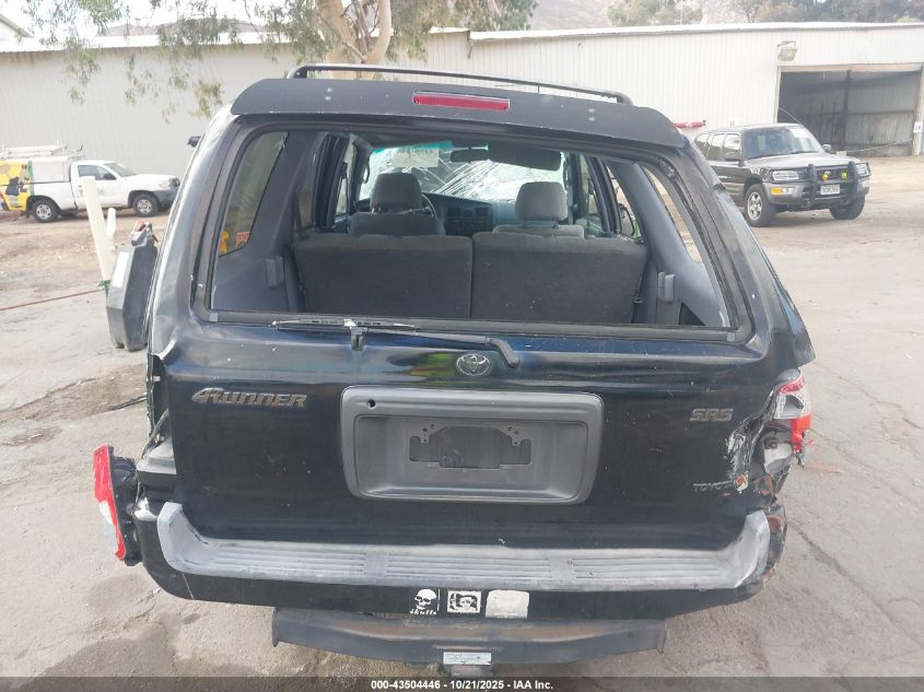 1999 Toyota 4Runner Sr5 V6 VIN: JT3GN86RXX0119595 Lot: 43504446