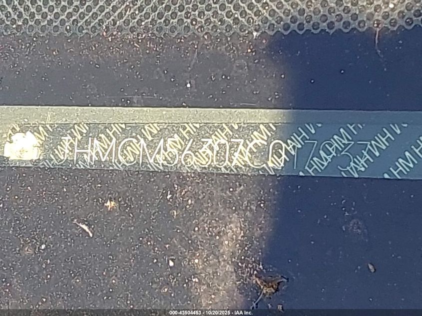 2007 Honda Accord 2.4 Se VIN: JHMCM56307C017937 Lot: 43504453