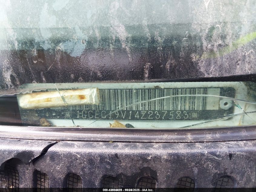 2004 Chevrolet Silverado 1500 VIN: 1GCEC19V14Z237583 Lot: 43504479