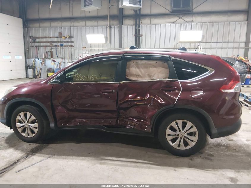 2013 Honda Cr-V Ex-L VIN: 5J6RM4H76DL044300 Lot: 43504487