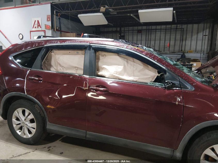 2013 Honda Cr-V Ex-L VIN: 5J6RM4H76DL044300 Lot: 43504487