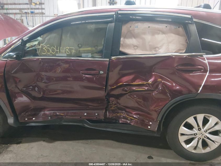 2013 Honda Cr-V Ex-L VIN: 5J6RM4H76DL044300 Lot: 43504487