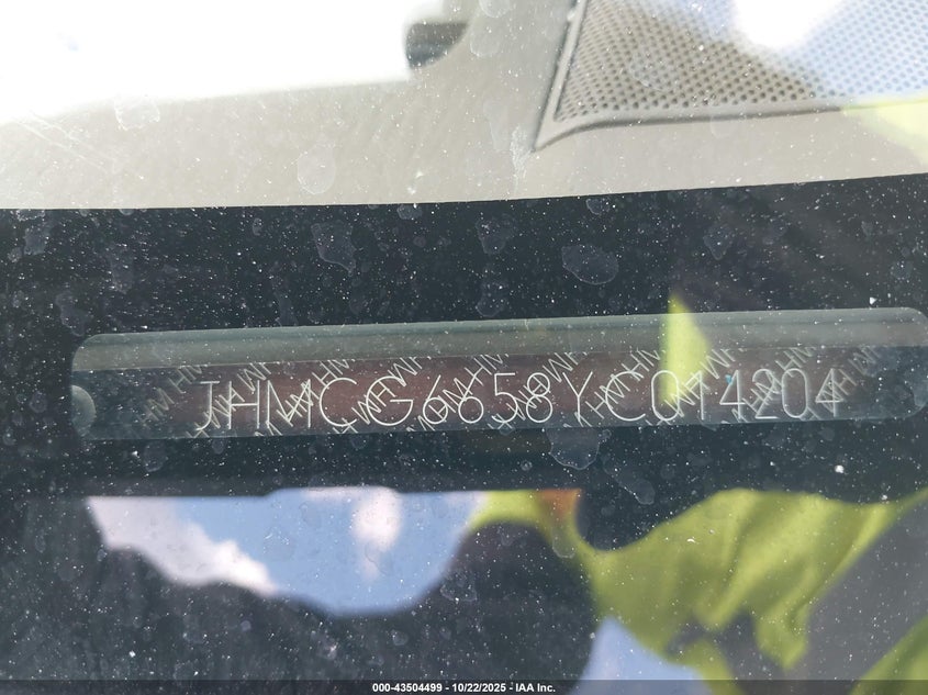 JHMCG6658YC014204 2000 HONDA ACCORD photo no. 18
