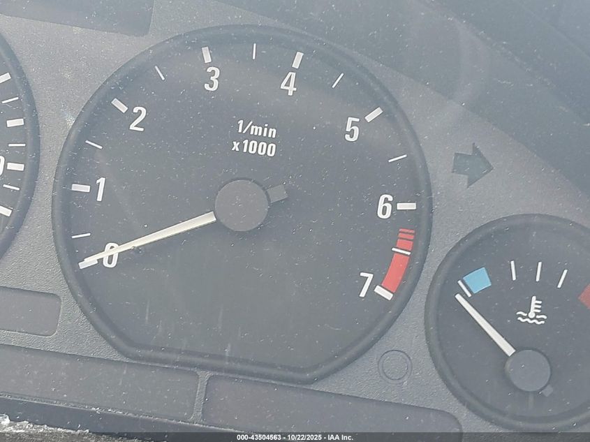 1997 BMW Z3 2.8L VIN: 4USCJ3326VLC00375 Lot: 43504563