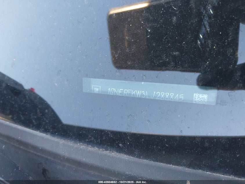 1GNERFKW3LJ288845 2020 CHEVROLET TRAVERSE photo no. 17