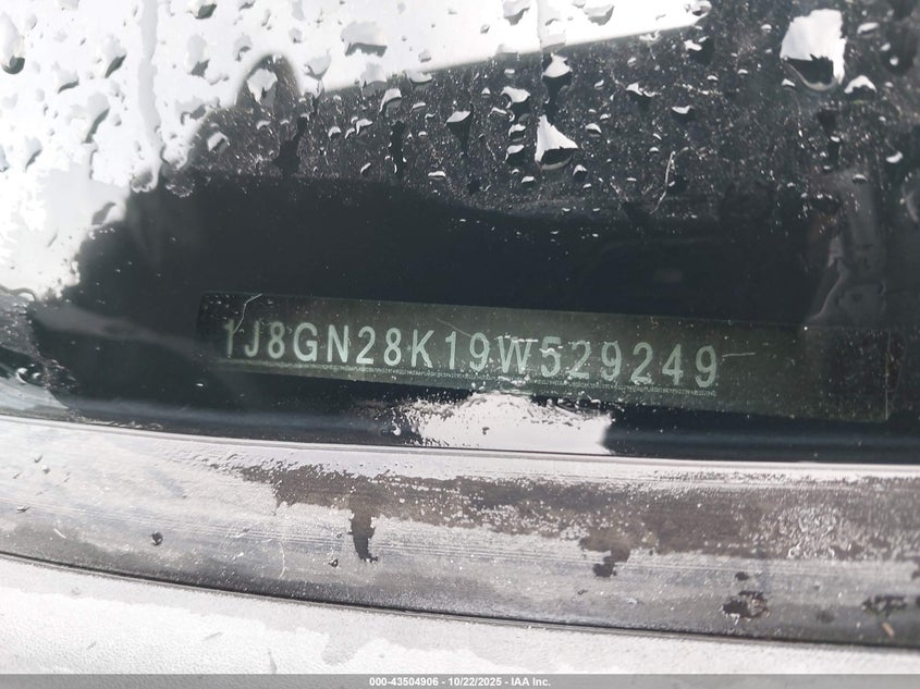 1J8GN28K19W529249 2009 JEEP LIBERTY (NORTH AMERICA) photo no. 9