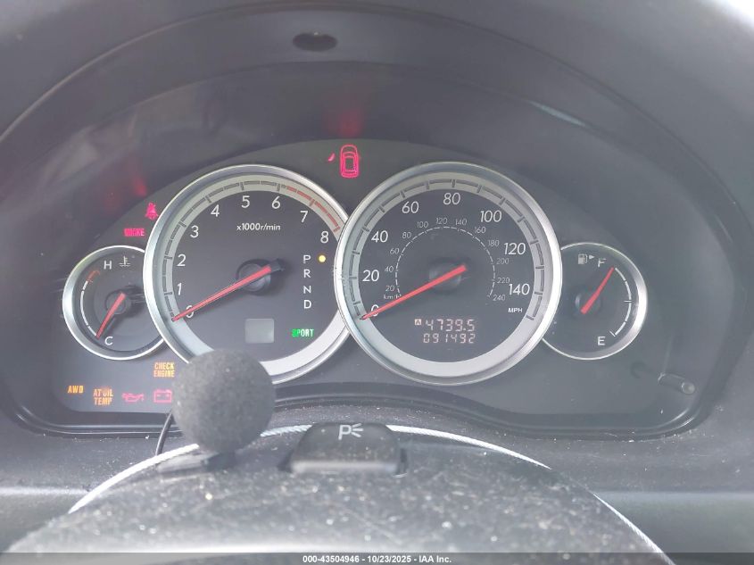 2005 Subaru Legacy 2.5I VIN: 4S3BP616357324102 Lot: 43504946