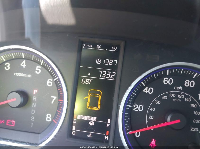 2009 Honda Cr-V Ex-L VIN: 5J6RE48719L017428 Lot: 43504945