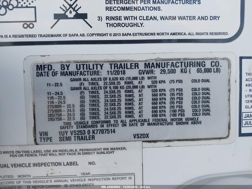1UYVS2530K7707514 2019   photo no. 9