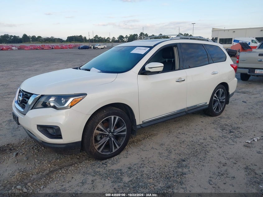 2017 NISSAN PATHFINDER PLATINUM 5N1DR2MN4HC615634