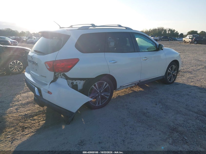 2017 NISSAN PATHFINDER PLATINUM 5N1DR2MN4HC615634