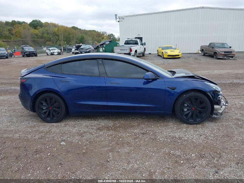 2021 Tesla Model 3 Long Range Dual Motor All-Wheel Drive VIN: 5YJ3E1EB8MF853249 Lot: 43505165