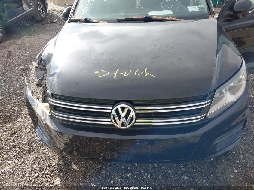 2013 Volkswagen Tiguan S VIN: WVGAV7AX5DW537391 Lot: 43505303