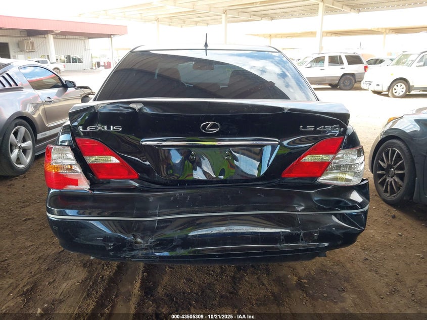 2001 Lexus Ls 430 VIN: JTHBN30F210040662 Lot: 43505309