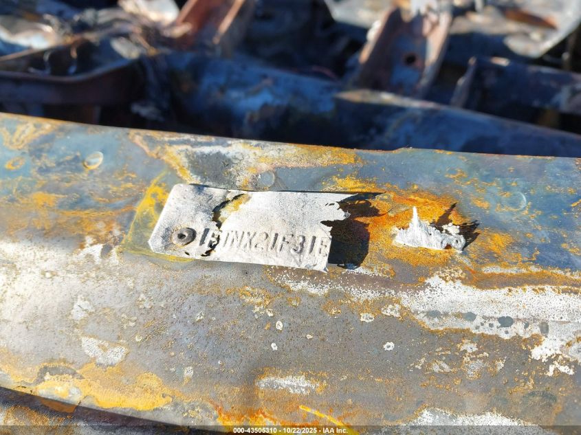 2001 Ford F-250 Lariat/Xl/Xlt VIN: 1FTNX21F31EB00016 Lot: 43505310