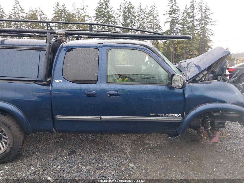 2004 Toyota Tundra Sr5 V8 VIN: 5TBBT441X4S455010 Lot: 43505311