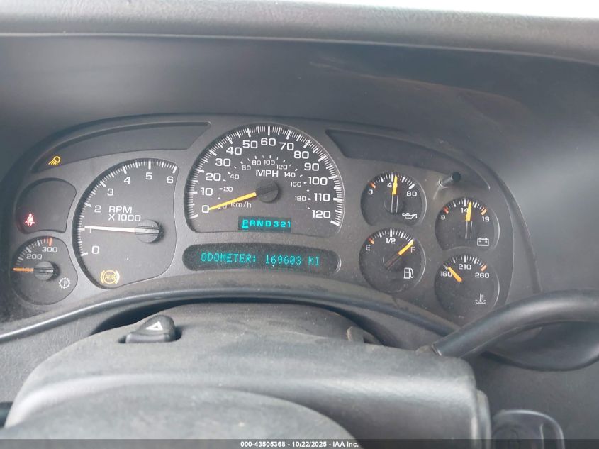 2003 Chevrolet Silverado 1500Hd Lt VIN: 1GCGK13U33F140106 Lot: 43505368