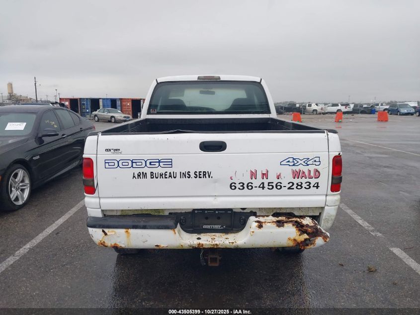 2000 Dodge Ram 1500 St VIN: 1B7HF13Z8YJ169237 Lot: 43505399