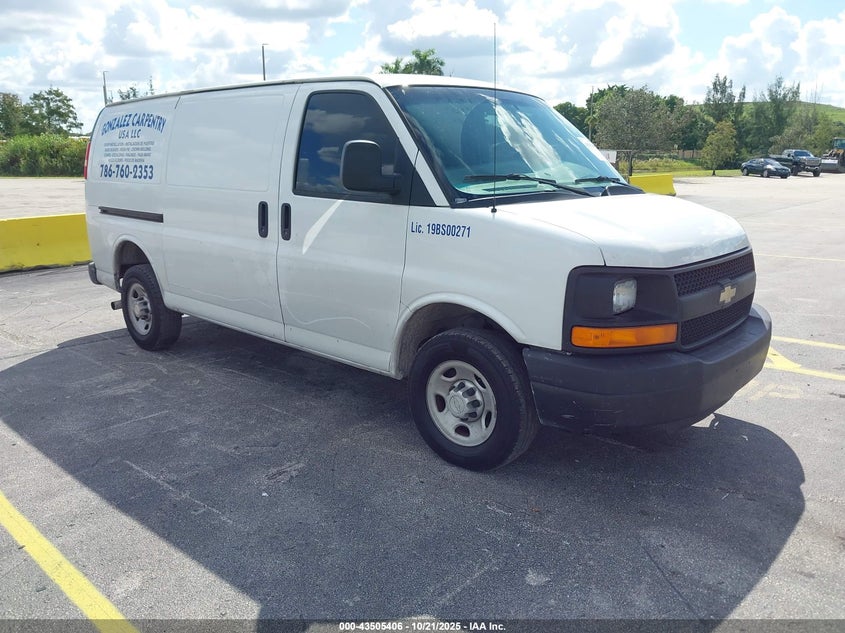 2015 CHEVROLET EXPRESS 2500 WORK VAN - 1GCWGFCF1F1270480