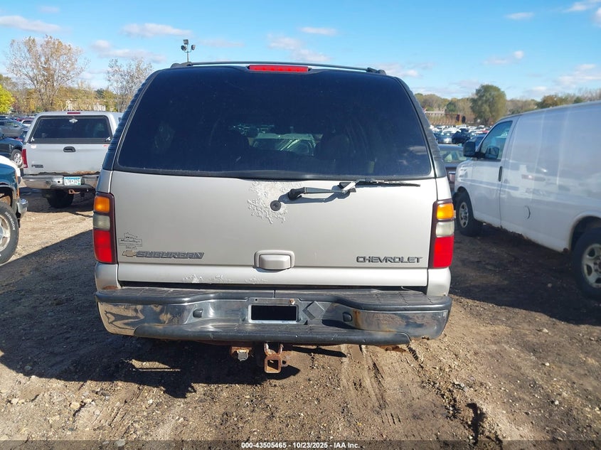 2004 Chevrolet Suburban 1500 Lt VIN: 3GNFK16Z54G282046 Lot: 43505465