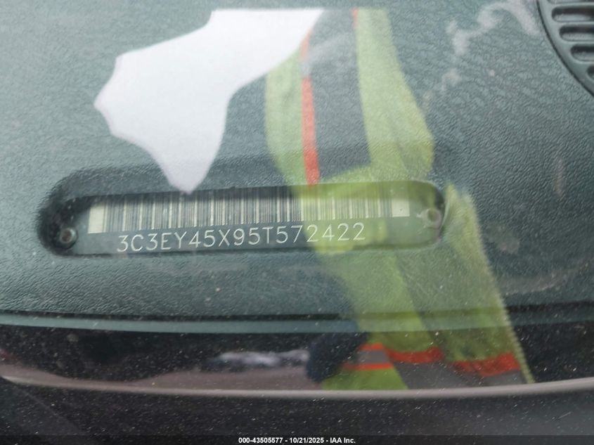 2005 Chrysler Pt Cruiser VIN: 3C3EY45X95T572422 Lot: 43505577