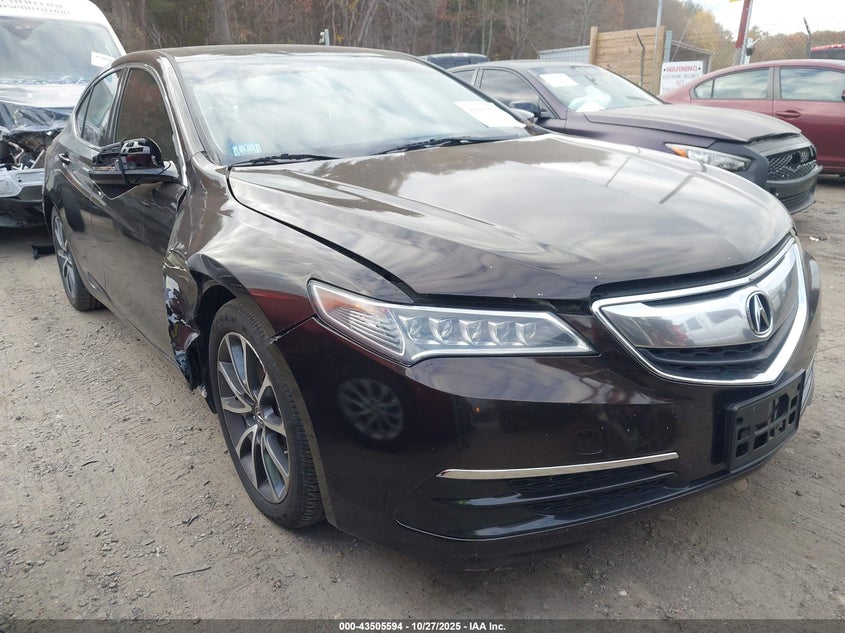 2017 Acura Tlx Technology Package brown sedan gasoline 19UUB2F59HA002573 photo #1