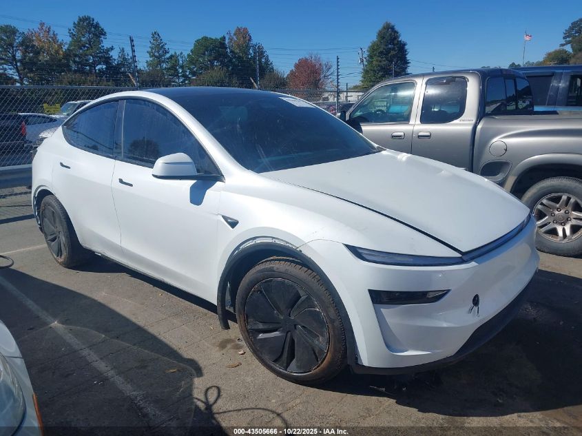 2026 Tesla Model Y Long Range Dual Motor All-Wheel Drive/Long Range Launch Series VIN: 7SAYGDEE9TA461276 Lot: 43505666