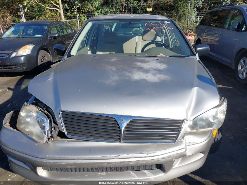 2003 Mitsubishi Lancer Es VIN: JA3AJ26E53U025505 Lot: 43505762