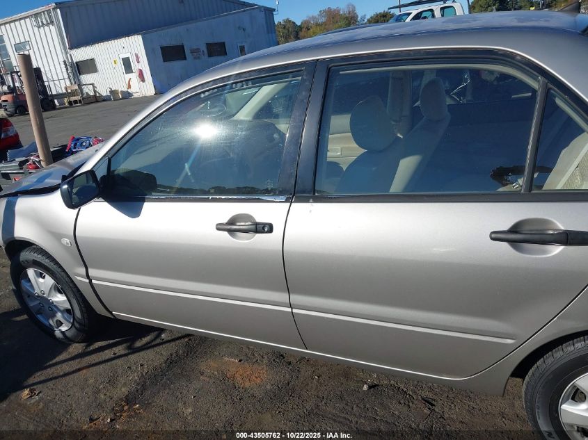 2003 Mitsubishi Lancer Es VIN: JA3AJ26E53U025505 Lot: 43505762