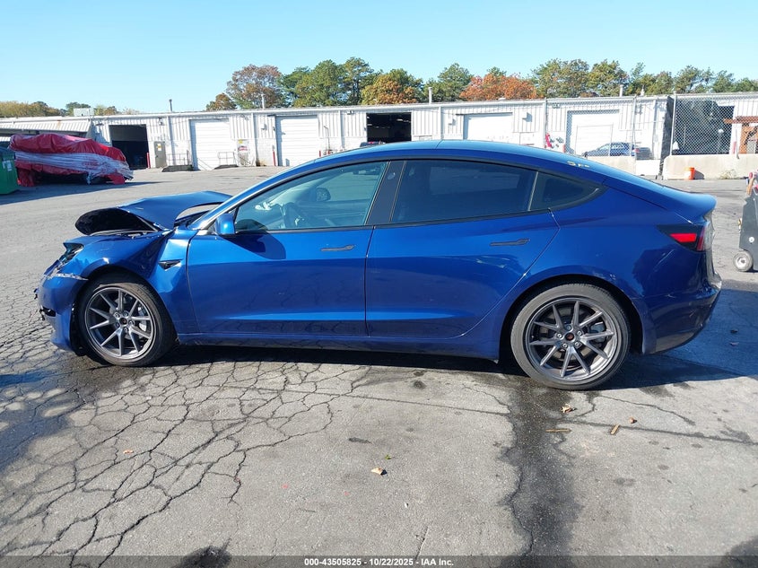 2021 Tesla Model 3 Long Range Dual Motor All-Wheel Drive VIN: 5YJ3E1EB9MF848867 Lot: 43505825