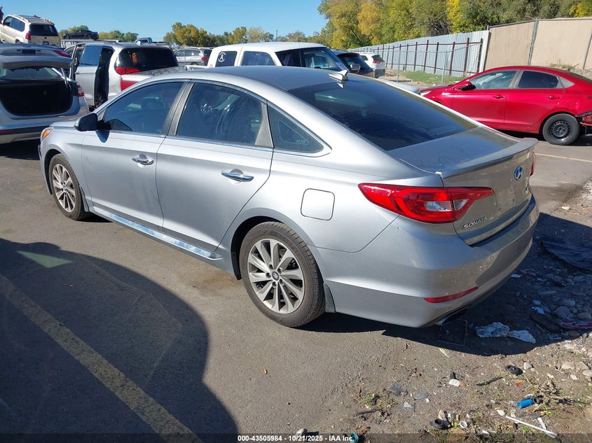 2017 HYUNDAI SONATA SPORT 5NPE34AF3HH578745