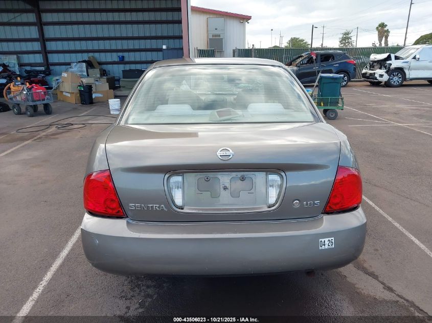 2006 Nissan Sentra 1.8S VIN: 3N1CB51D66L539582 Lot: 43506023