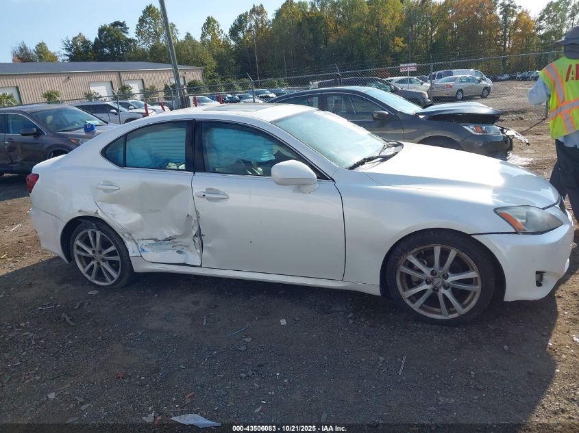 2007 Lexus Is 250 VIN: JTHBK262975049569 Lot: 43506083