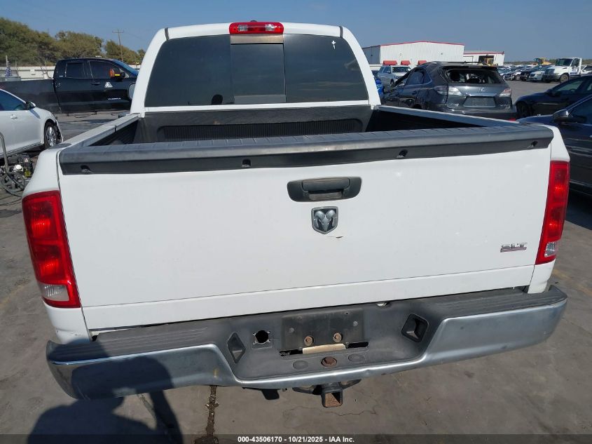 2006 Dodge Ram 1500 Slt VIN: 1D7HA18NX6S597909 Lot: 43506170