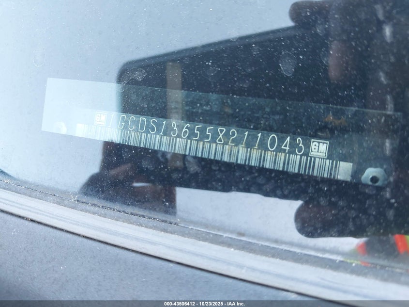 2005 Chevrolet Colorado Ls VIN: 1GCDS136558211043 Lot: 43506412