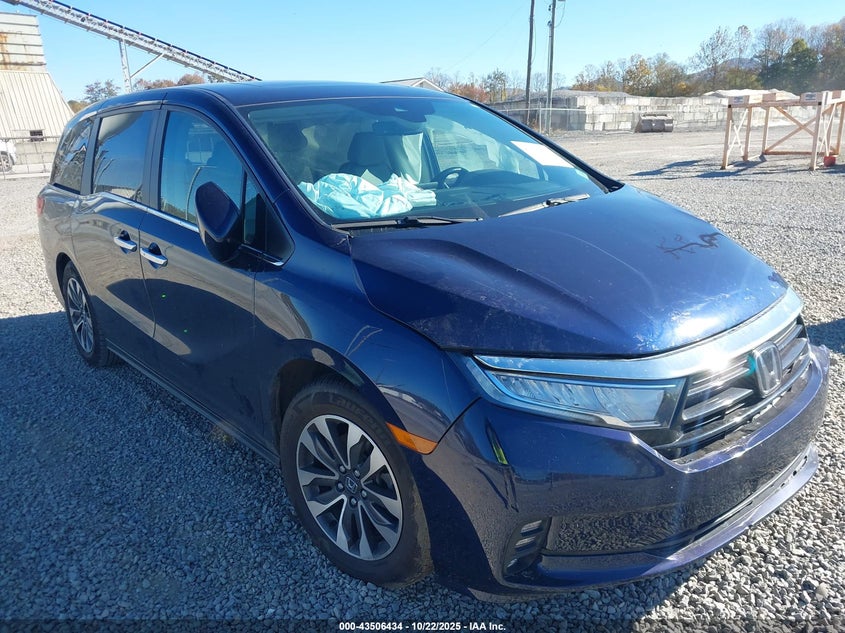 2022 HONDA ODYSSEY EX-L - 5FNRL6H72NB021475