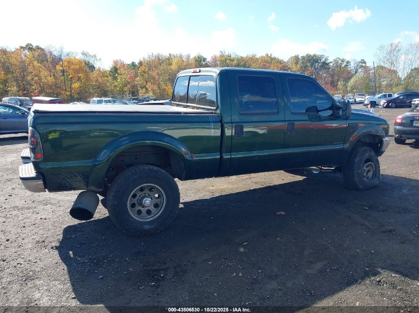 2000 Ford F-250 Lariat/Xl/Xlt VIN: 1FTNW21F0YEA85956 Lot: 43506530