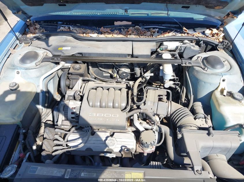 1993 Oldsmobile 98 Regency Elite VIN: 1G3CW53L4P4301601 Lot: 43506544