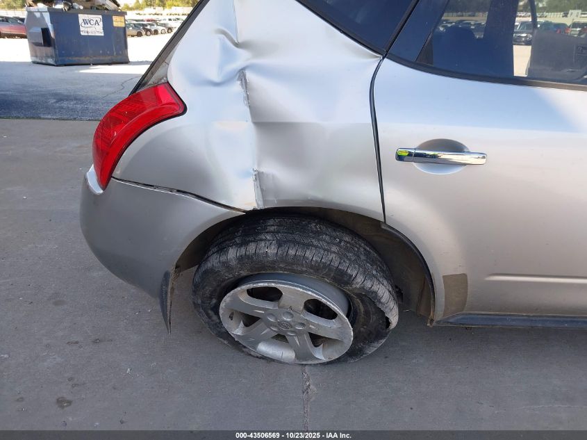 2004 Nissan Murano Sl VIN: JN8AZ08W04W322356 Lot: 43506569