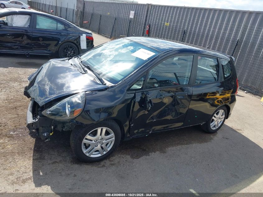 2008 Honda Fit Sport VIN: JHMGD38678S054553 Lot: 43506585