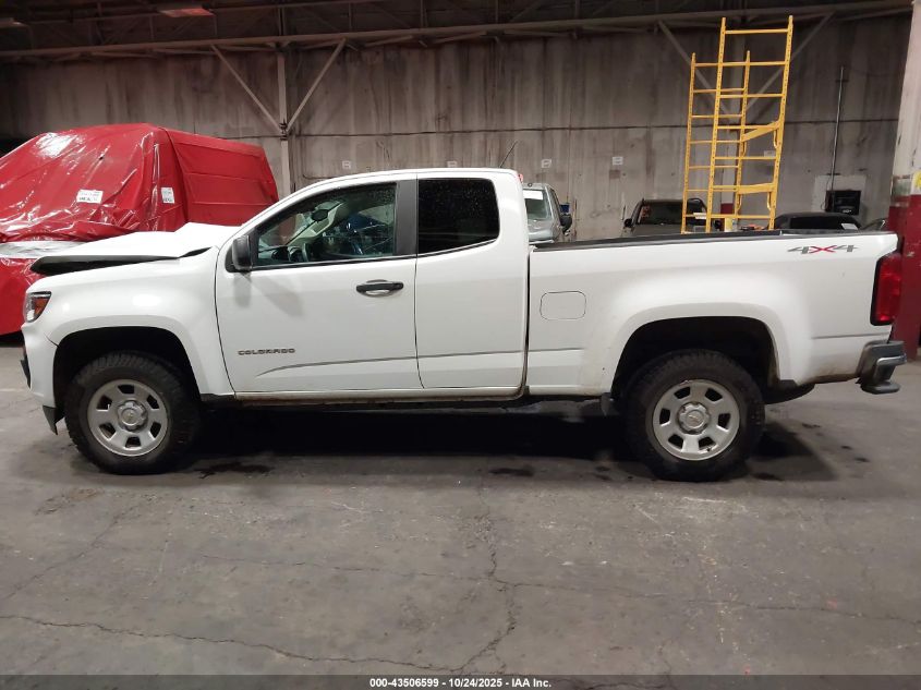 2021 Chevrolet Colorado 4Wd Long Box Wt VIN: 1GCHTBEN5M1231244 Lot: 43506599