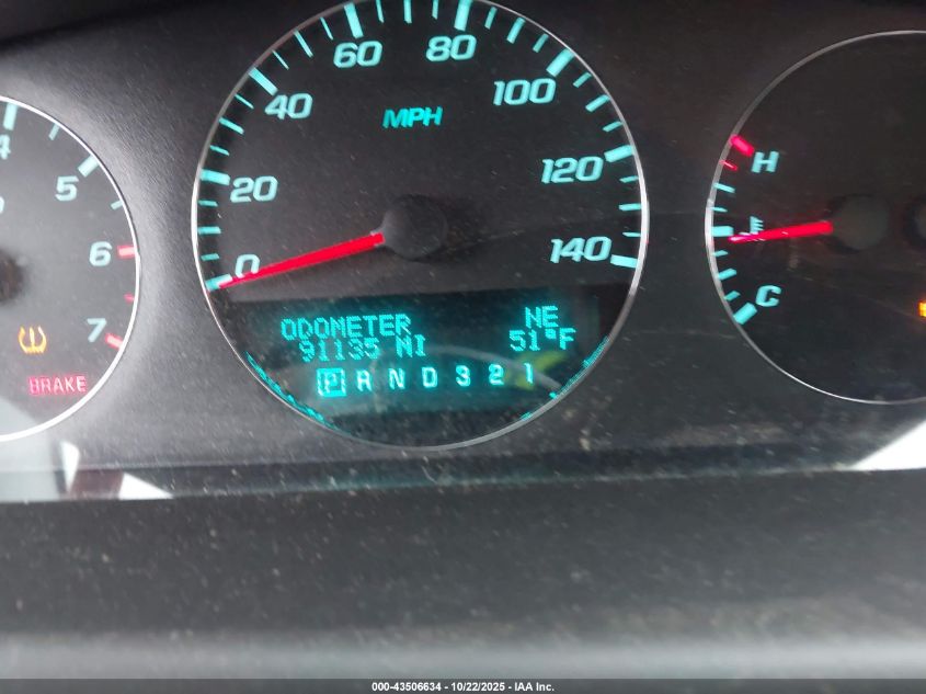 2009 Chevrolet Impala Lt VIN: 2G1WT57N691186962 Lot: 43506634