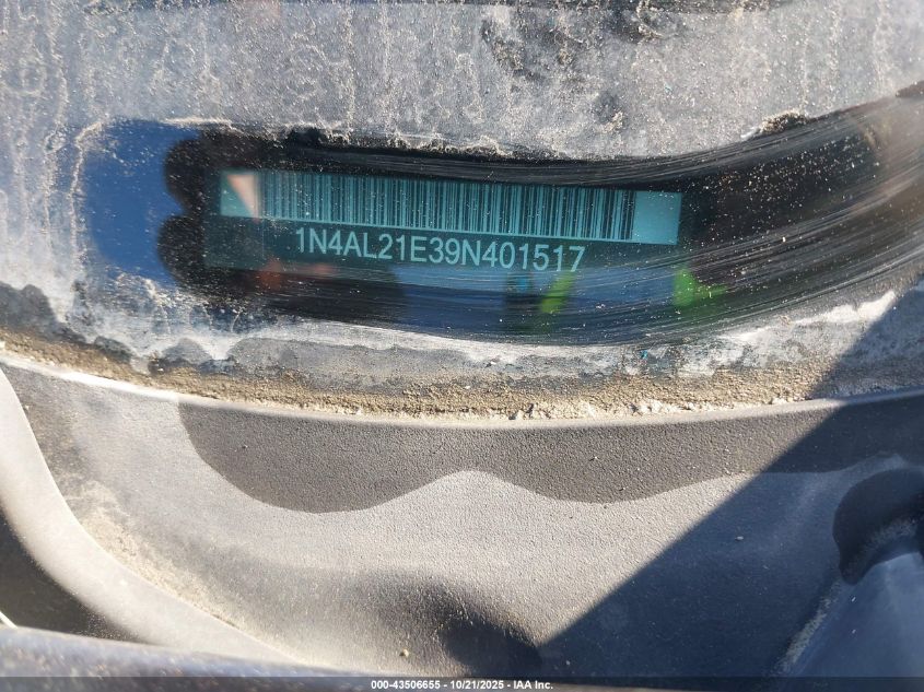 2009 Nissan Altima 2.5 S VIN: 1N4AL21E39N401517 Lot: 43506655